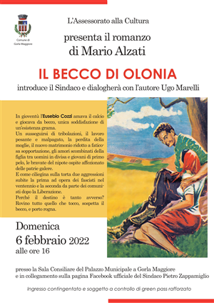 "Il Becco di Olonia" romanzo di Mario Alzati