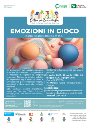 Iniziative del Centro per la Famiglia