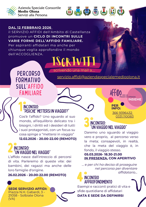 Percorso formativo sull'affido familiare