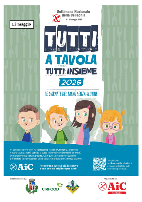 Tutti a tavola, tutti insieme - Le giornate del menu senza glutine