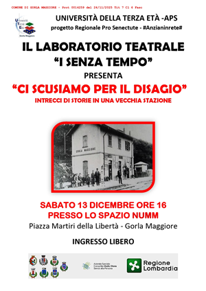 Spettacolo teatrale â€œCi scusiamo per il disagioâ€